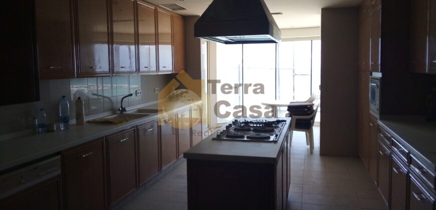 Apartment for rent in ramlet el baida fully furnished with open sea view .