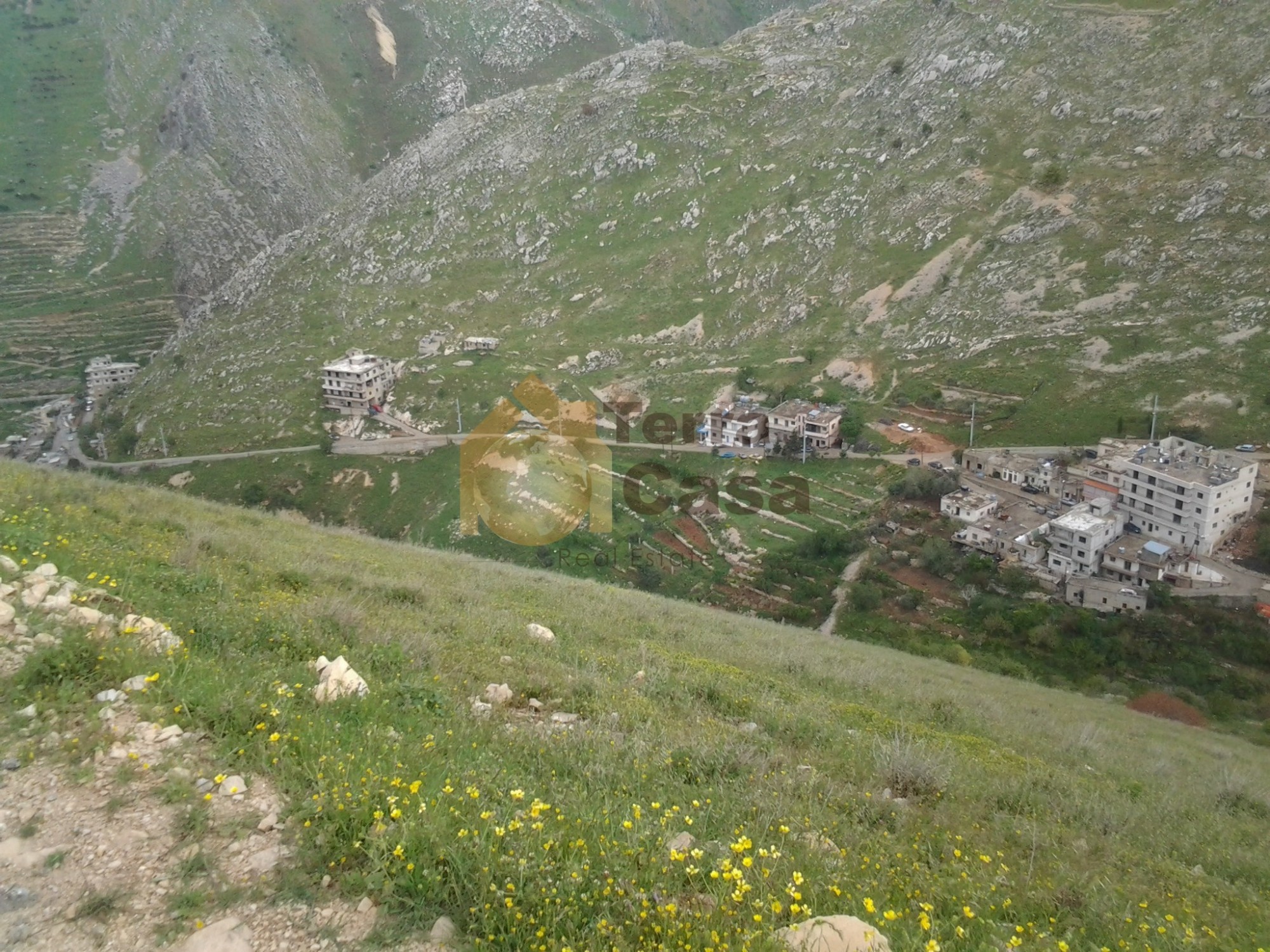 land for sale in zahle wadi el arayesh open view cash.Ref# 1029