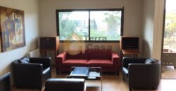 Apartment for rent in baabda fully furnished open view. Ref#1058