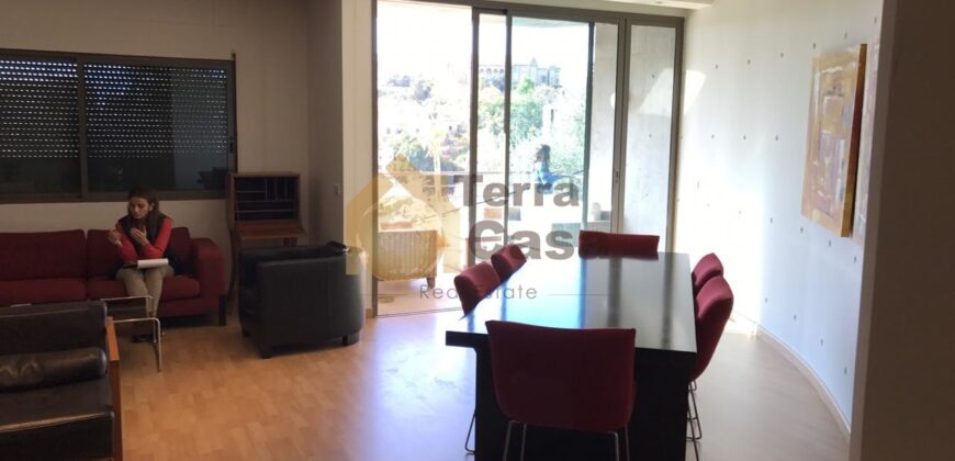 Apartment for rent in baabda fully furnished open view. Ref#1058