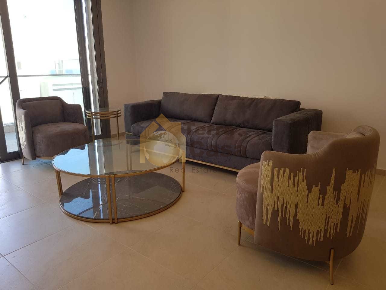 furnished Apartment dbayeh waterfront city with open sea view Ref#1080