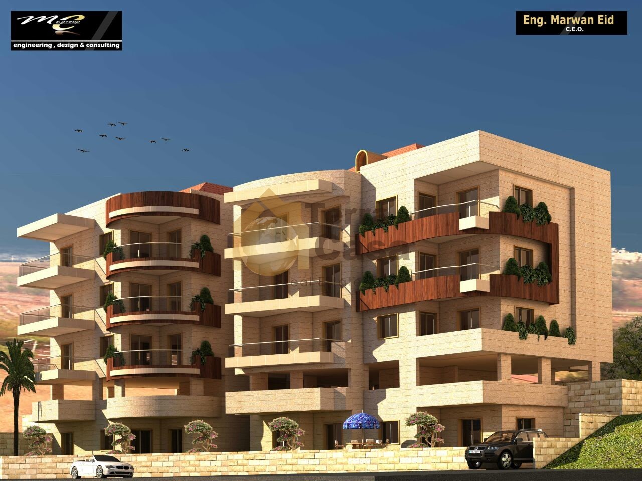 Zahle high end finishing apartment for sale with terrace cash payment.