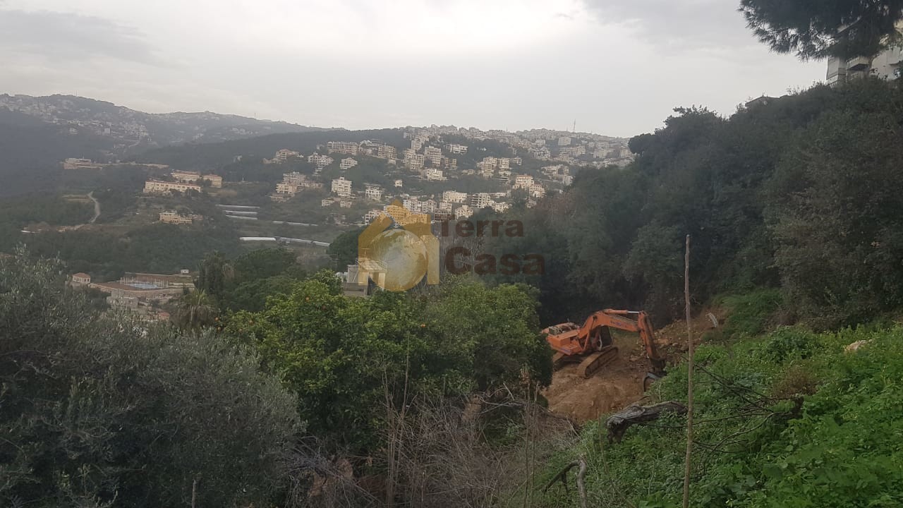 Land for sale in aintoura with open view .