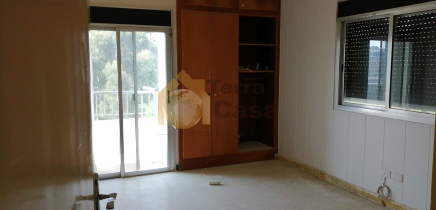 Naccache Apartment 155 sqm with four parking and open view Ref#1256