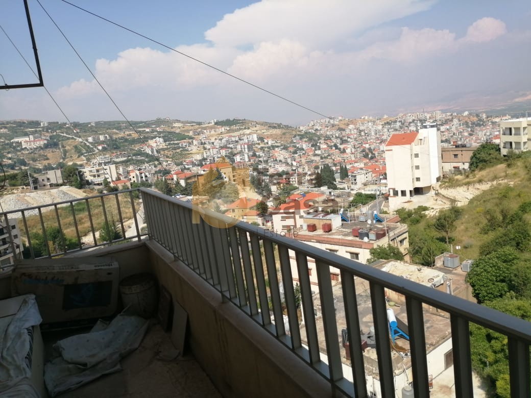 Apartment for rent in zahle rassieh fully decorated with panoramic view of zahle .
