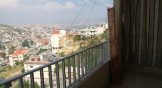 Apartment for sale in zahle rassieh with open view .