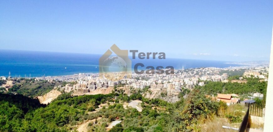 Apartment in Roumieh fully decorated open sea view cash payment.