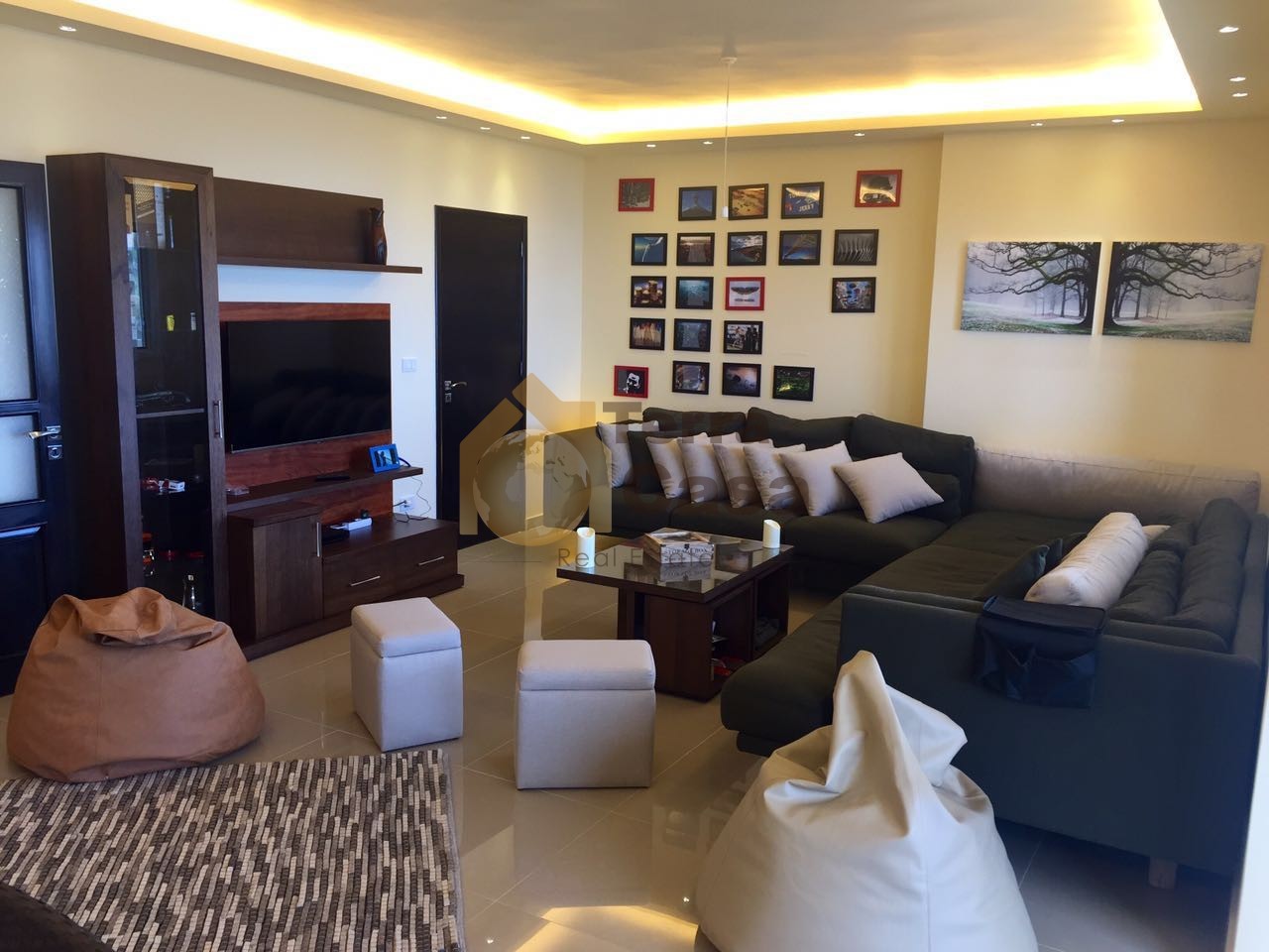 Apartment in Roumieh fully decorated open sea view cash payment.