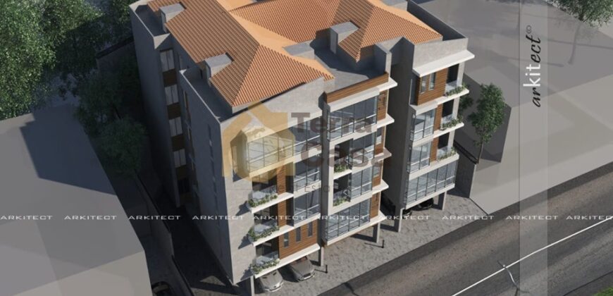 Apartment for sale in hazmieh one unit per floor under construction .