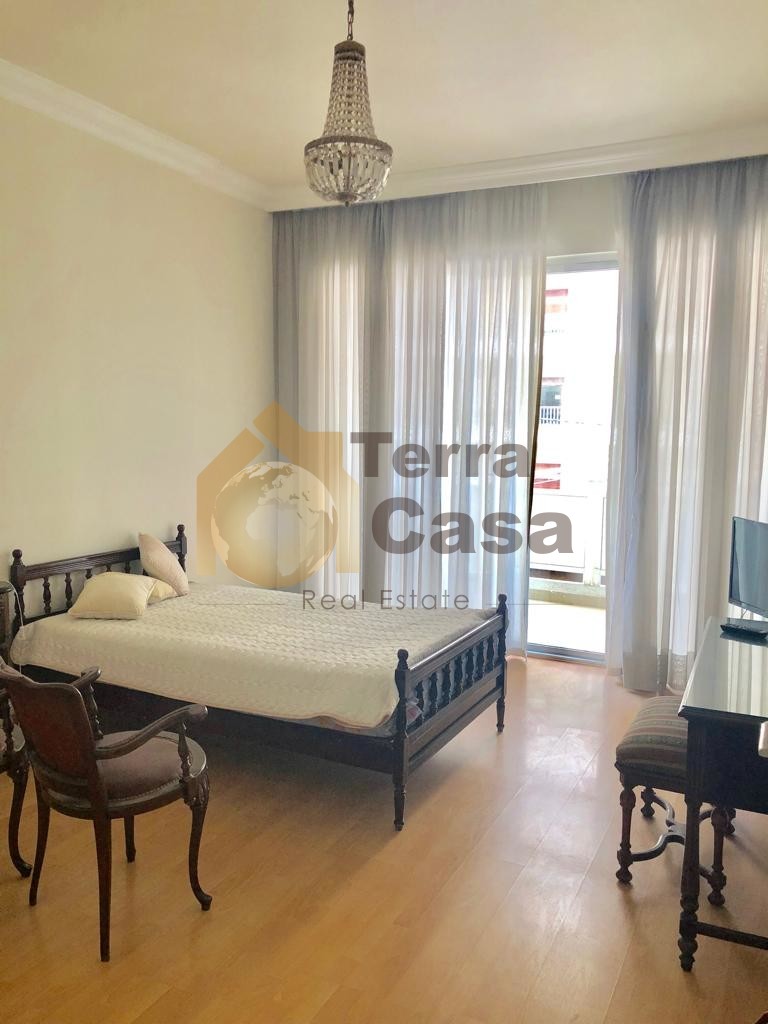 Apartment in badaro fully furnished open view  .