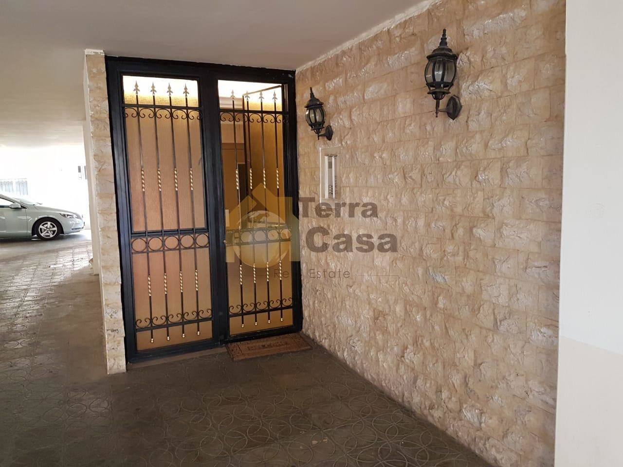 Apartment for sale in ain saade one unit per floor fully decorated with terrace and small garden.