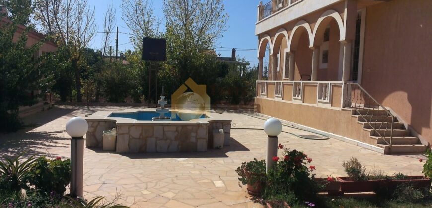 Villa for sale in Rayak fully decorated prime location .