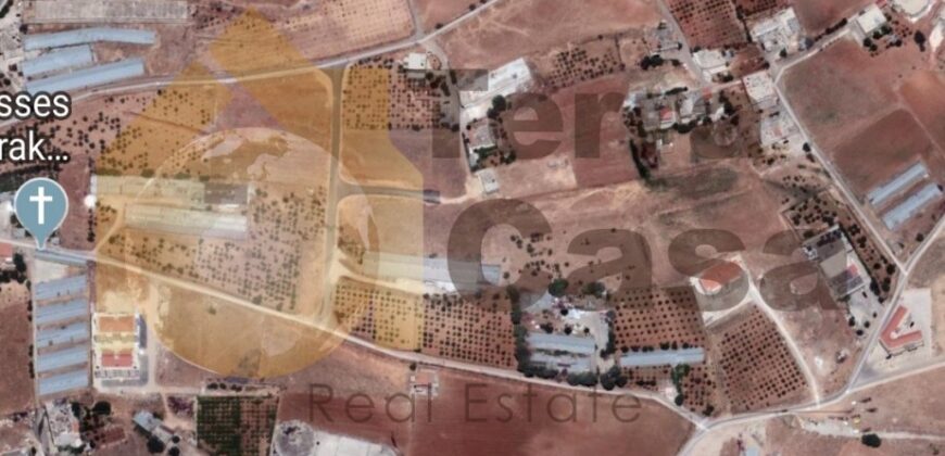 Land for sale in zahle maalaka . Ref# 1581