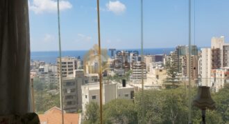 Apartment for sale in jal El Dib fully decorated with open sea view.