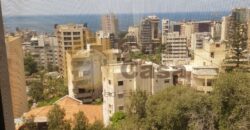 Apartment for sale in jal El Dib fully decorated with open sea view.