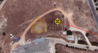 Land in ksara with building for sale .