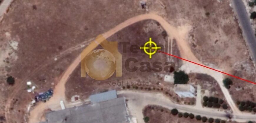 Land in ksara with building for sale .