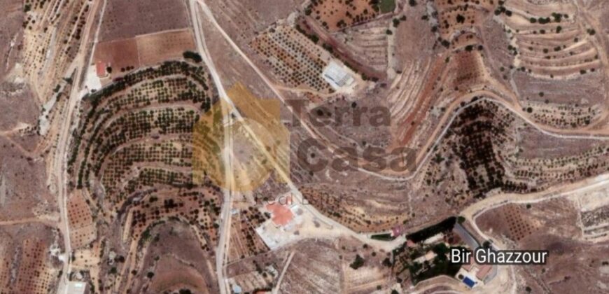 Land for sale in zahle wadi el arayesh with open view. Ref#1650