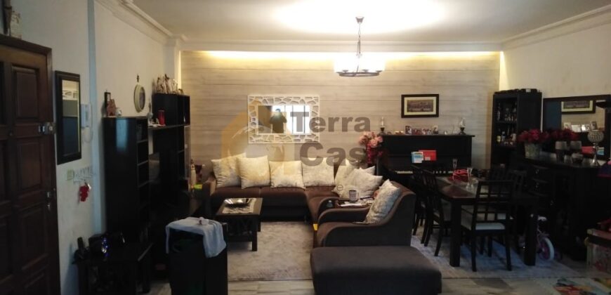 Fully decorated apartment in Deir Tamich for rent .