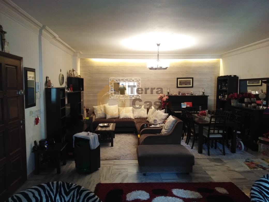 Fully decorated apartment in Deir Tamich for rent .