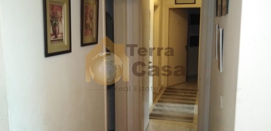 Fully decorated apartment in Deir Tamich for rent .