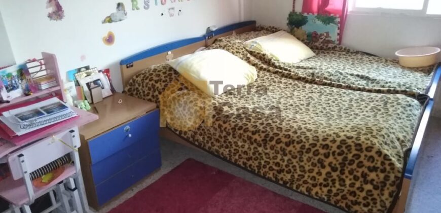 Fully decorated apartment in Deir Tamich for rent .