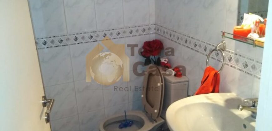 Fully decorated apartment in Deir Tamich for rent .