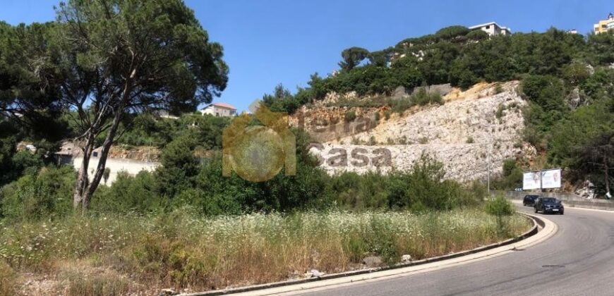 land for sale in Broumana nice location .