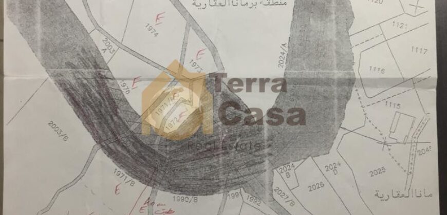 land for sale in Broumana nice location .