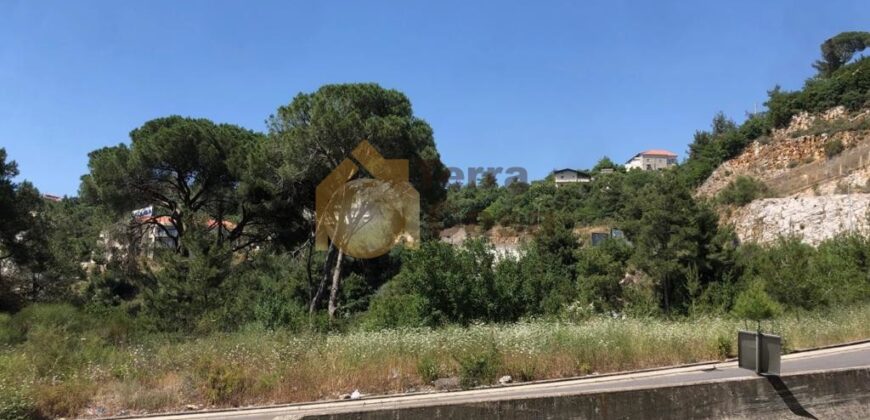 land for sale in Broumana nice location .