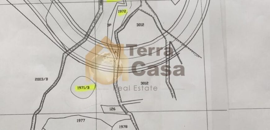 land for sale in Broumana nice location .