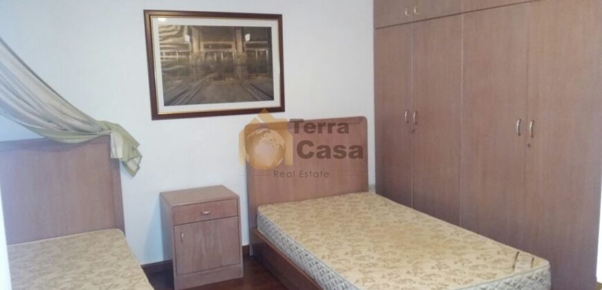 Broumana fully furnished apartment with 24 hours electricity .