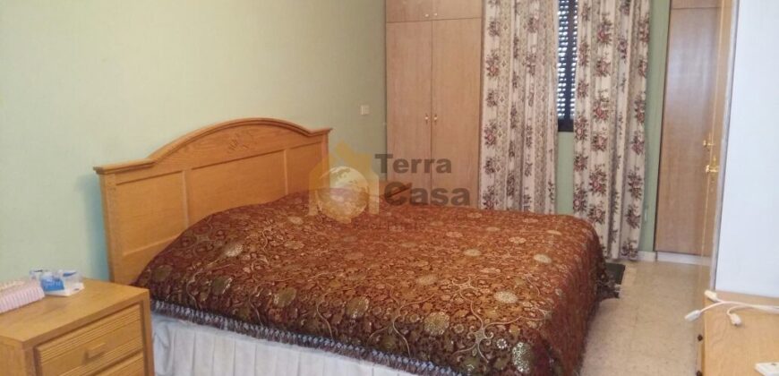 Broumana fully furnished apartment with 24 hours electricity .