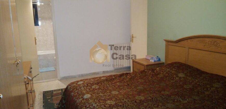 Broumana fully furnished apartment with 24 hours electricity .