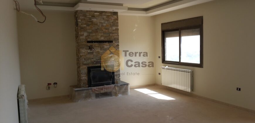 apartment for sale in Zahle brand new fully decorated with open view .