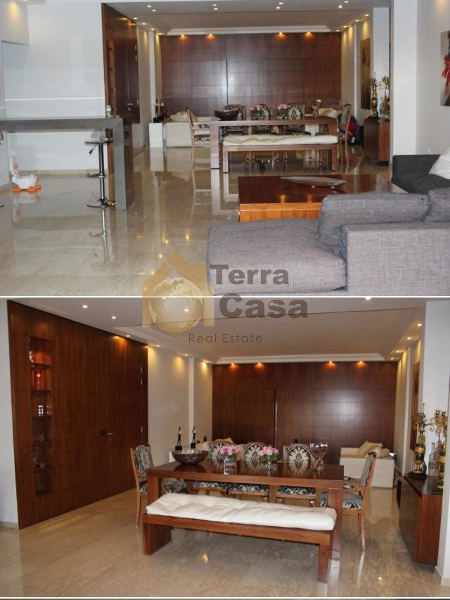 Fully decorated apartment 130 sqm terrace cash payment.