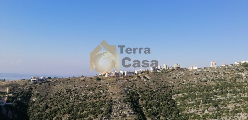 Land in Maaysra  located in nice area  mountain & sea view banker cheque accepted