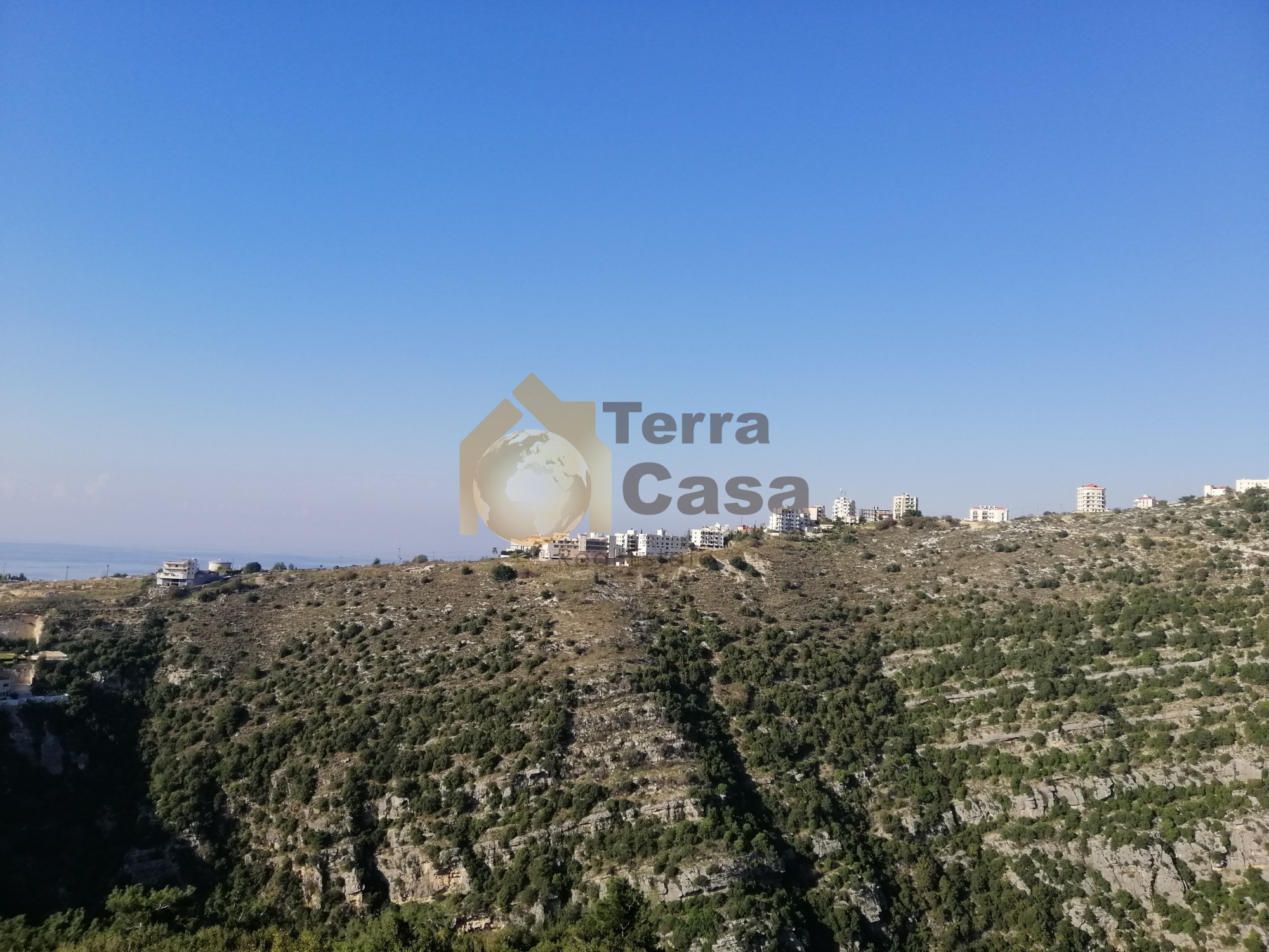 Land in Maaysra  located in nice area  mountain & sea view banker cheque accepted