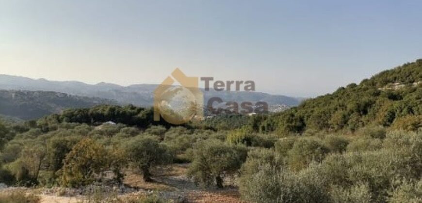 Land in Kfar Chlaiman Batroun located in calm area  mountain panoramic view
