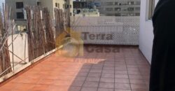 Sassine fully furnished apartment terrace 120 sqm cash payment.