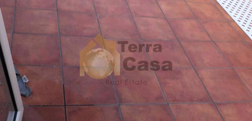 Sassine fully furnished apartment terrace 120 sqm cash payment.