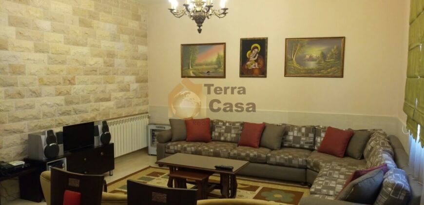 apartment for rent in zahle Rassieh fully furnished Ref#357