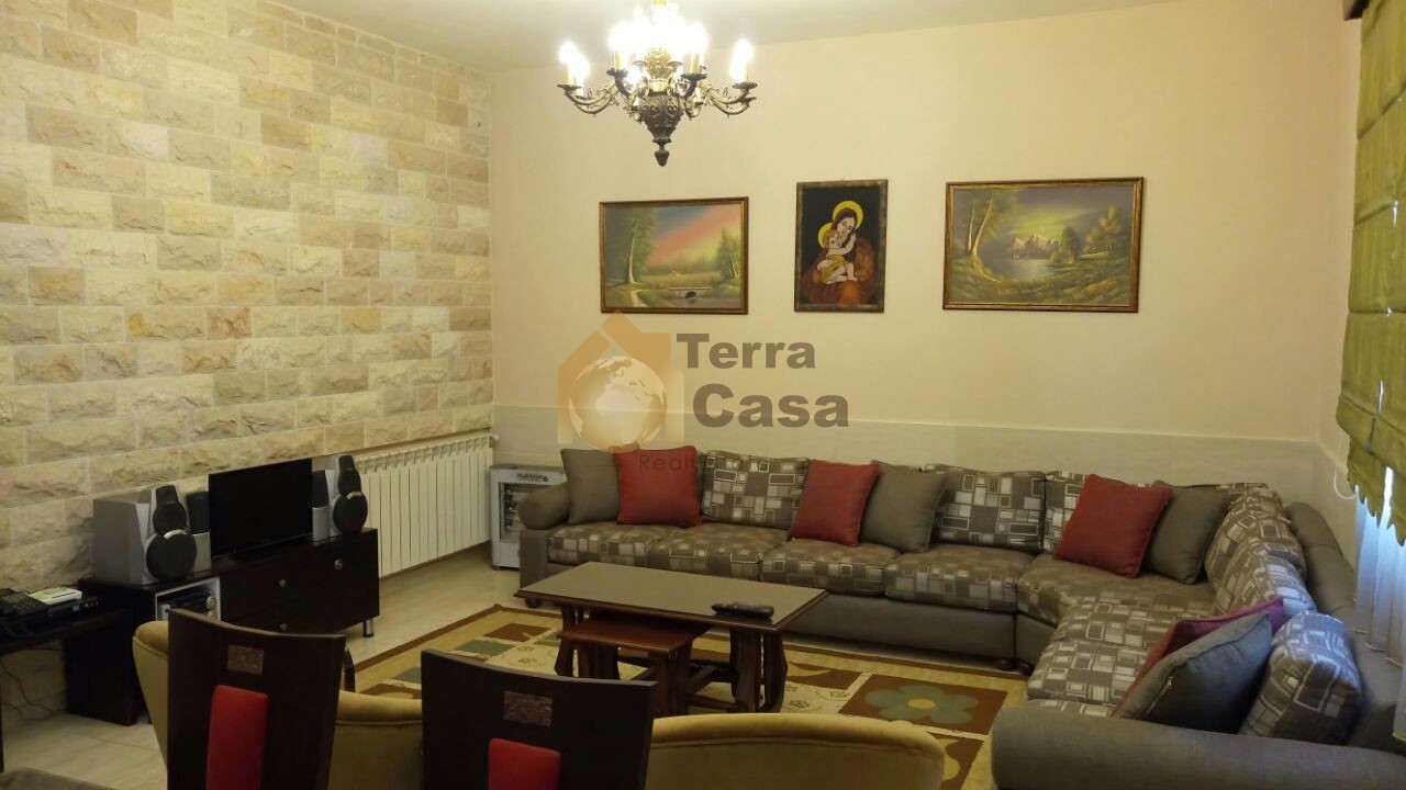 apartment for rent in zahle Rassieh fully furnished Ref#357