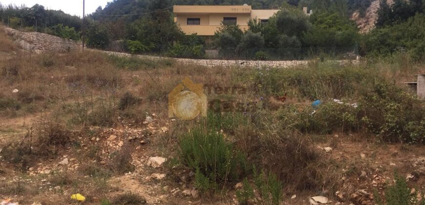 Land for sale in Chahtoul located in calm area  mountain view