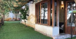 Fully furnished apartment garden 180 sqm cash payment.