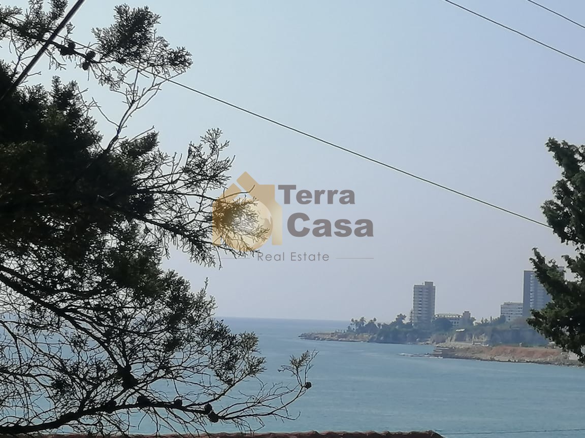 Land for sale in Maameltein Ghazir open sea view prime location. cash or international transfer