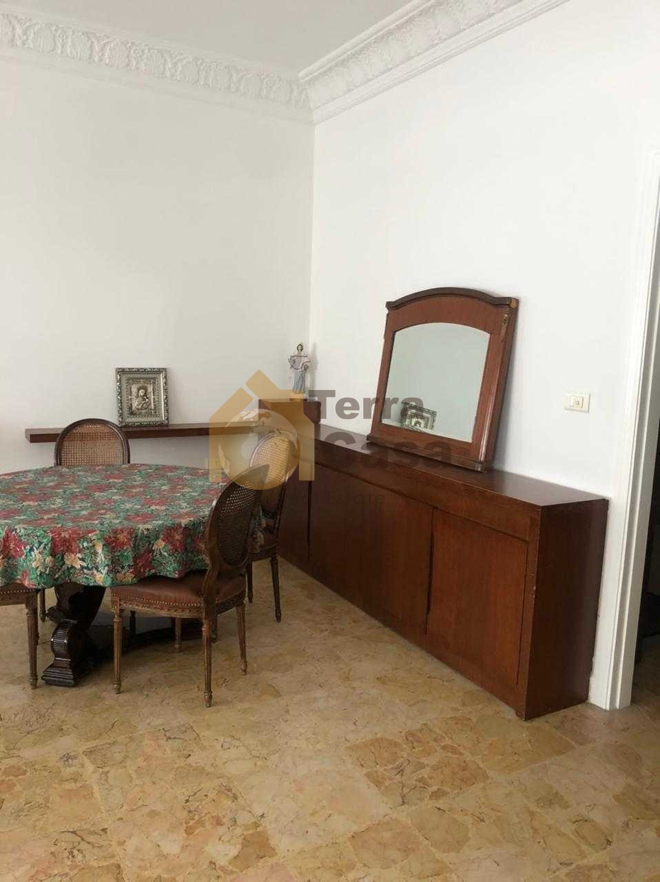 Fully furnished apartment nice location in achrafieh Ref#3054