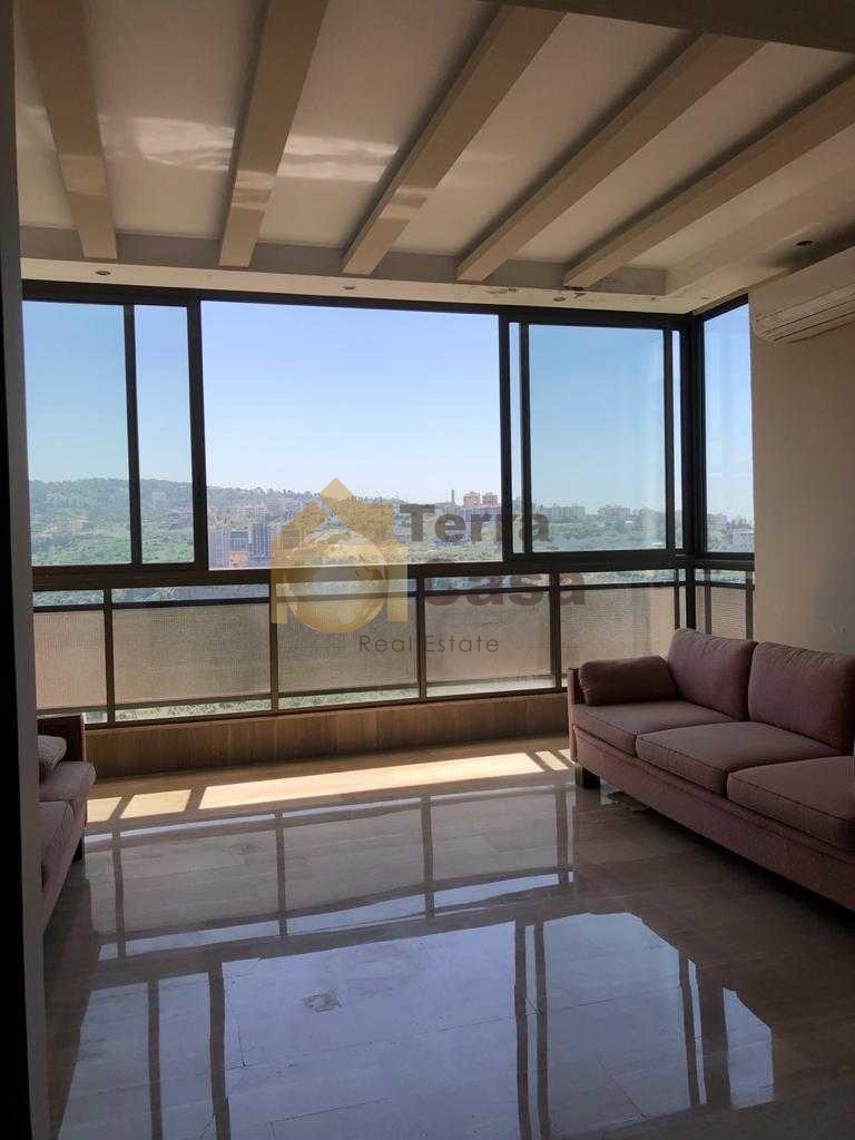 mansourieh Fully furnished  apartment open view cash payment.Ref#3082