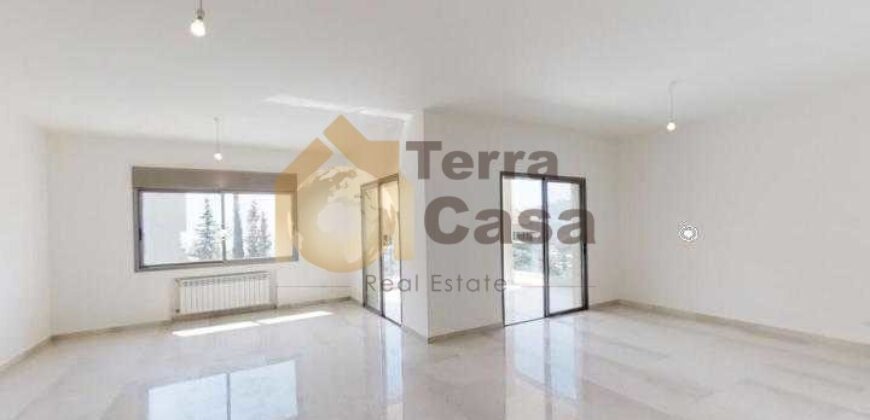 brand new 230 sqm in kfarhbab with 180 sqm garden & terrace ref#3111