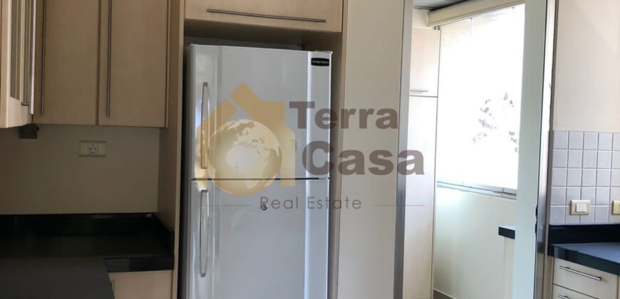 semi furnished apartment nice location cash payment.